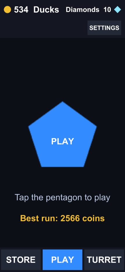 The Pentagon home screen